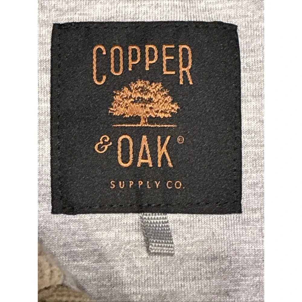 Copper and Oak Men's Shirt Jacket XL  Beige Snap Up Shacket Cozy Collar Normcore